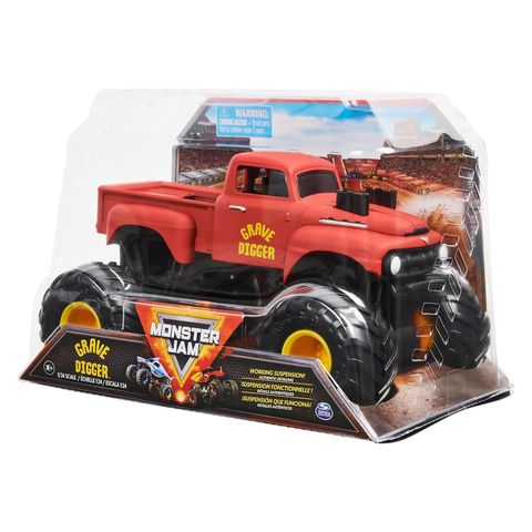  Đồ chơi mô hình xe 6056371- Monster Jam, Grave Digger Monster Truck 1:24 
