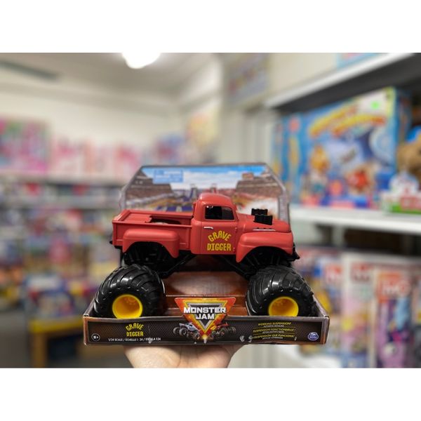 23win08 com mô hình xe 6056371- Monster Jam, Grave Digger Monster Truck 1:24-1