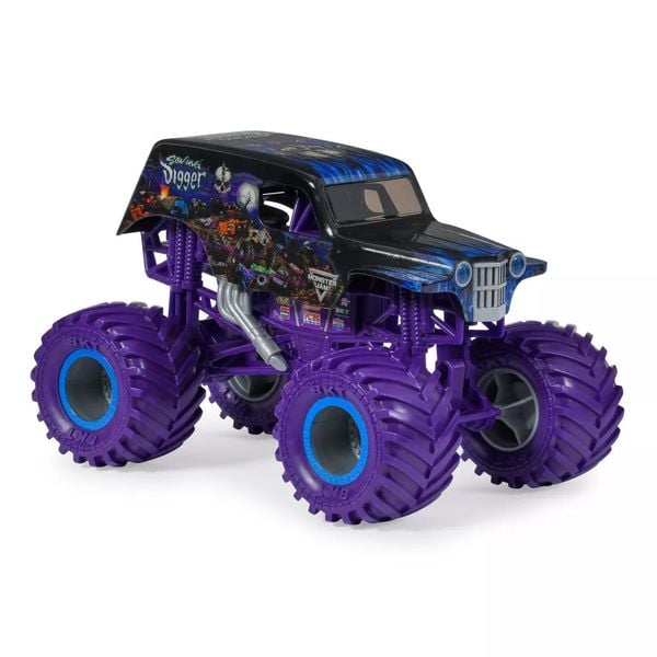 23win08 com mô hình xe 6056371- Monster Jam, Grave Digger Monster Truck 1:24-1