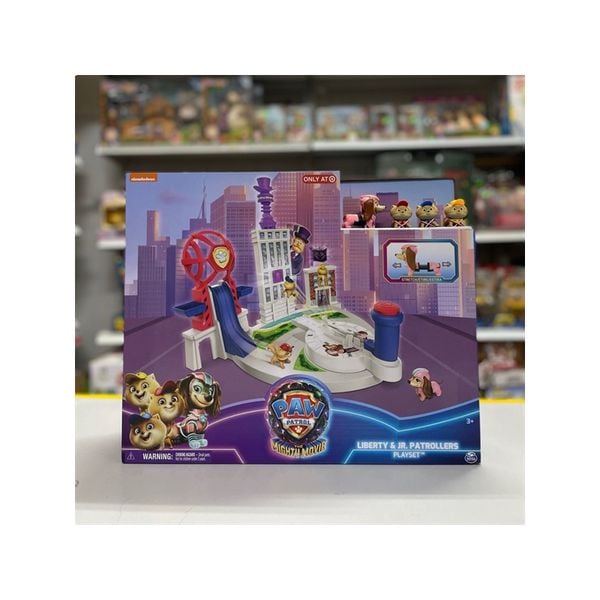 Bộ đồ chơi 6067028 Paw Patrol Mighty Movie: Liberty & Jr. Patrollers Playset Exclusive