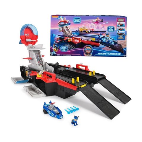  Bộ Tàu Sân Bay Biến Hình 6067075 Paw Patrol The Mighty Movie Aircraft Carrier HQ 