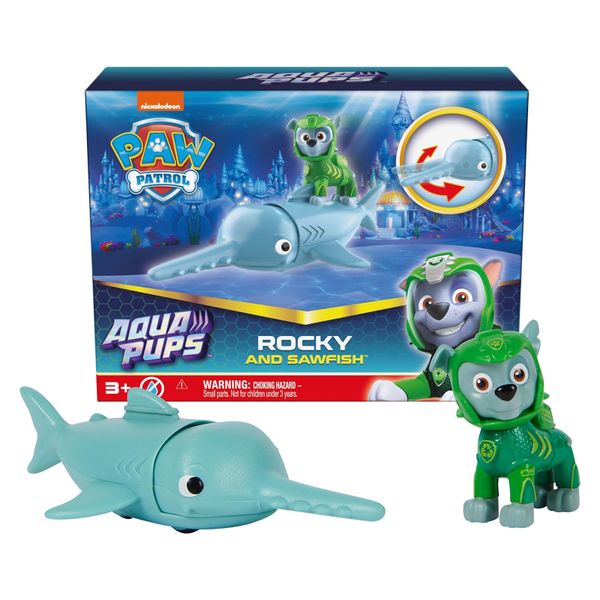 Đồ chơi Aqua Pups Rocky and Sawfish PAW Patrol
