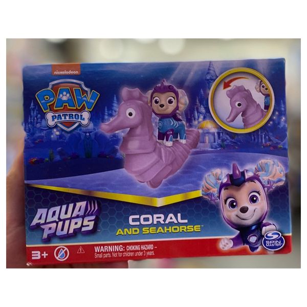 Đồ chơi Paw Patrol Aqua Pups Coral & Seahorse Figure Set