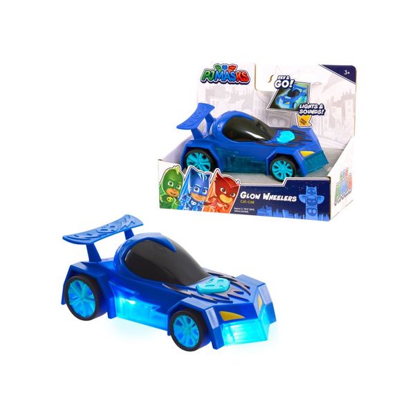 Ô tô PJ Masks phát sáng xanh dương Glow Wheelers Cat-Car