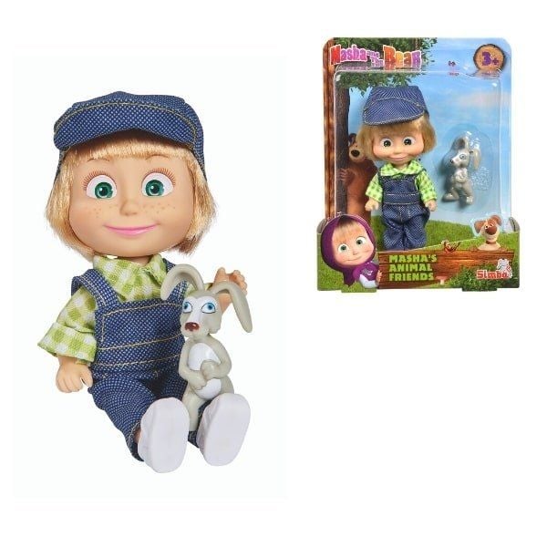  109301057 Đồ Chơi Búp Bê MASHA AND THE BEAR Masha's Animal Friends 