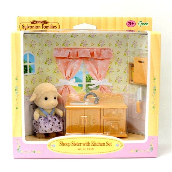  Epoch 1918 - Sheep Sister with Kitchen Set 