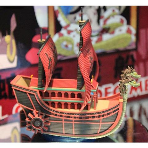  Mô hình Thuyền One Piece Great Ship (Grandship) Nine Snake Pirate Ship 