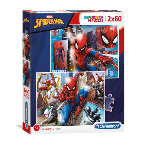  Clementoni Puzzle Spiderman, 2x60pcs 
