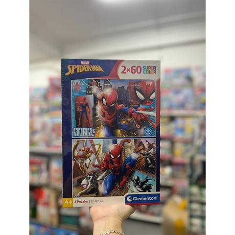  Clementoni Puzzle Spiderman, 2x60pcs 