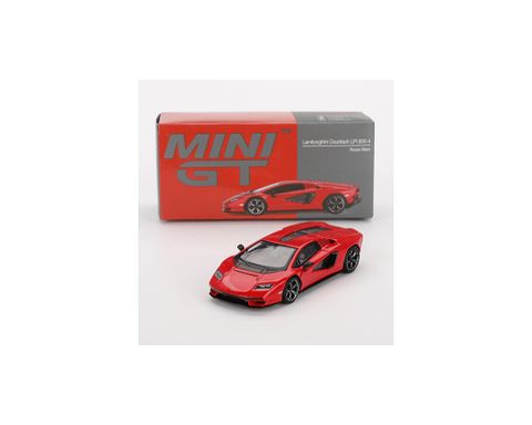  Xe mô hình MINI GT 1/64 Lamborghini Countach LPI 800-4 Rosso Mars (Left Handle) 