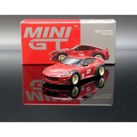  Xe mô hình MINI GT 1/64 Pandem Nissan Z Passion Red (RHD) 
