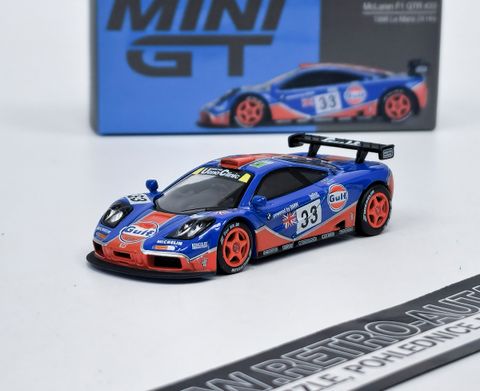  Xe mô hình Mini GT McLaren F1 GTR #33 1996 Lemans 24 Hr 