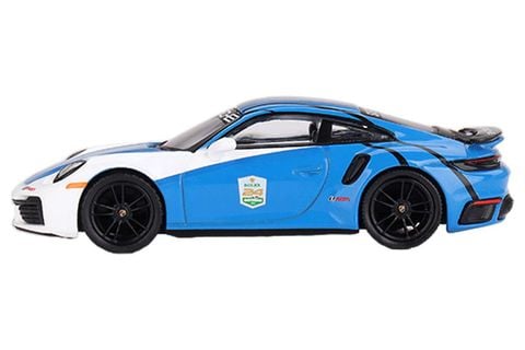  Xe mô hình Mini GT 735 Porsche 911 Turbo S Safety Car 2023 IMSA Daytona 24hrs 