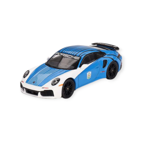  Xe mô hình Mini GT 735 Porsche 911 Turbo S Safety Car 2023 IMSA Daytona 24hrs 