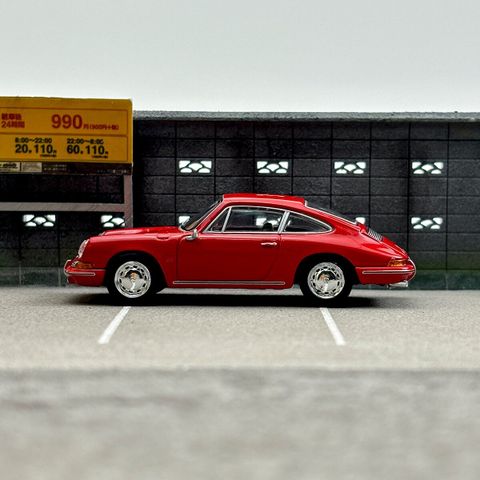  Xe mô hình MINI GT 1/64 Porsche 901 1963 Signal Red (LHD) 
