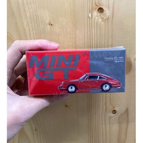  Xe mô hình MINI GT 1/64 Porsche 901 1963 Signal Red (LHD) 