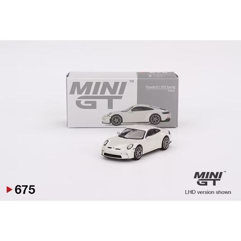  Xe mô hình MINI GT 1/64 Porsche 911 (992) GT3 Touring Crayons (Left Handle) 