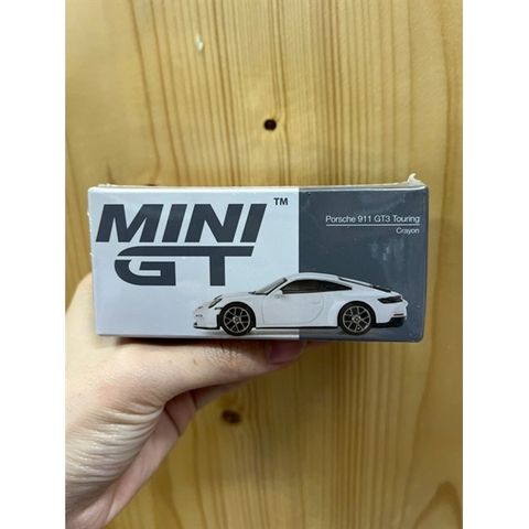  Xe mô hình MINI GT 1/64 Porsche 911 (992) GT3 Touring Crayons (Left Handle) 