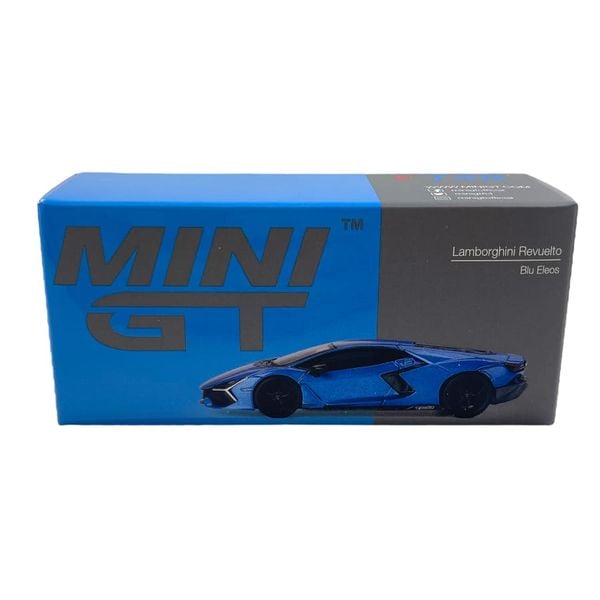 MINI GT 1/64 Lamborghini Revuelto Blue Eleos