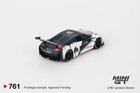  Xe mô hình MINI GT 1/64 Honda NSX GT3 EVO Red Bull Formula Nurburgring 2023 Alpha Tauri Kakuda Hiroki 