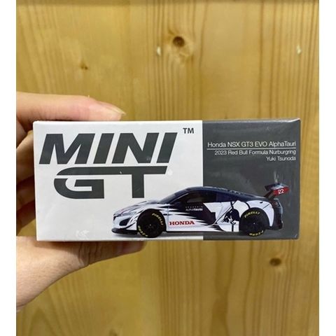  MINI GT 1/64 Honda NSX GT3 EVO Red Bull Formula Nurburgring 2023 Alpha Tauri Kakuda Hiroki 