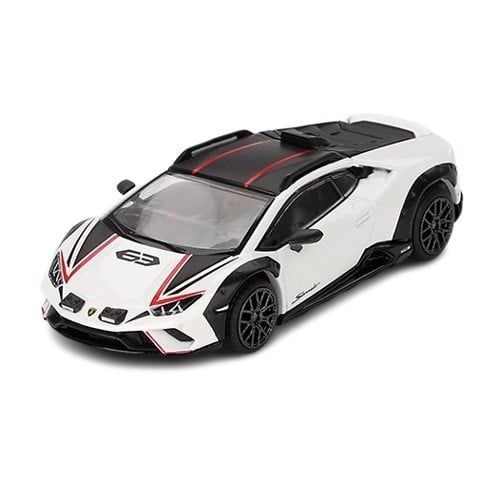 Xe mô hình MINI GT 1/64 Lamborghini Huracan Stellato Bianco Asopo (White) (Right Handle)