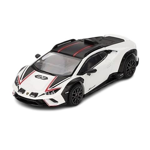  Xe mô hình MINI GT 1/64 Lamborghini Huracan Stellato Bianco Asopo (White) (Right Handle) 