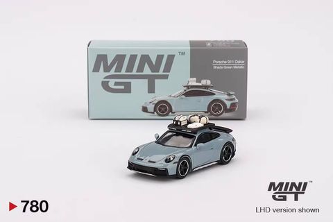  Mini GT 780 Porsche 911 Dakar Shade Green Metallic LHD 1:64 