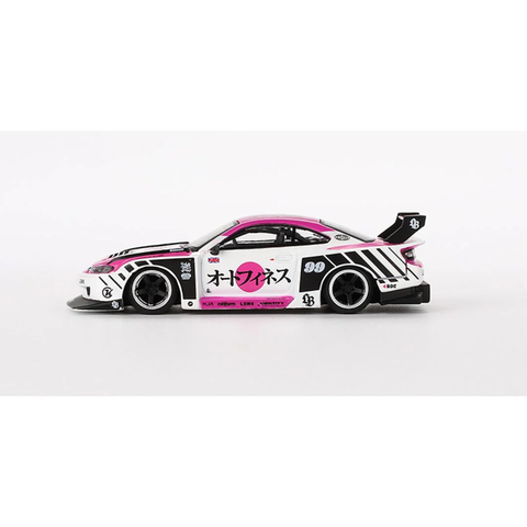  Xe mô hình MINI GT Nissan LB-Super Silhouette Silvia S15 2023 SEMA Auto Finesse (RHD) 