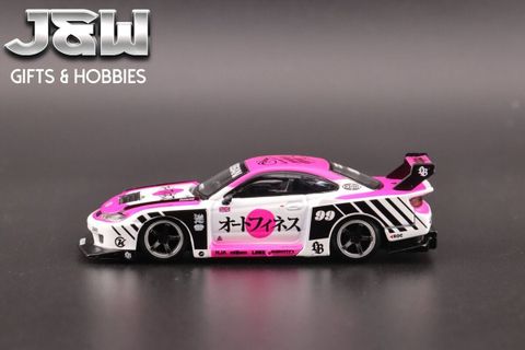  Xe mô hình MINI GT Nissan LB-Super Silhouette Silvia S15 2023 SEMA Auto Finesse (RHD) 