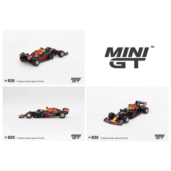 MINI GT 1/64 Red Bull RB16B 2021 Winner Car #33 Abu Dhabi Grand Prix Max Verstappen MGT00836-BL