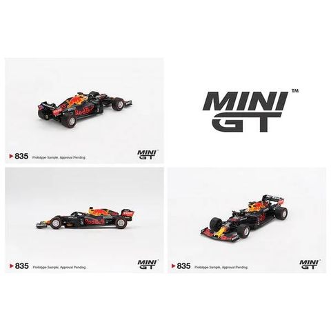  Xe mô hình MINI GT 1/64 Red Bull RB16B 2021 Winner Car #33 Abu Dhabi Grand Prix Max Verstappen MGT00836-BL 