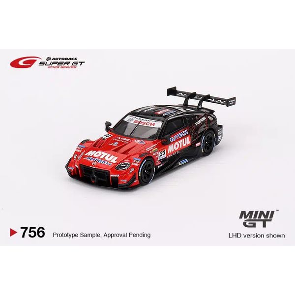 Mô hình xe MINI GT 1/64 Nissan Z GT500 NISMO SUPER GT Series 2023#23 MOTUL AUTECH Z (Left Handle)