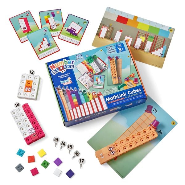  94477 Numberblocks MathLink Cubes 11-20 Activity Set 