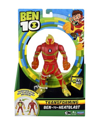  Ben-To-Heatblast Transforming Figure - 15cm 