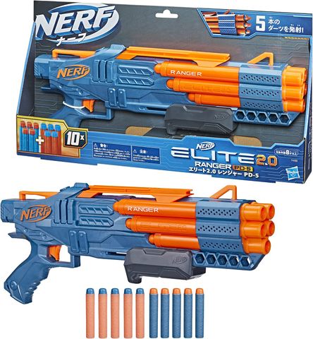 Đồ chơi trẻ em súng Nerf Elite 2.0 Ranger PD-5 Manual Blaster Launches 5 