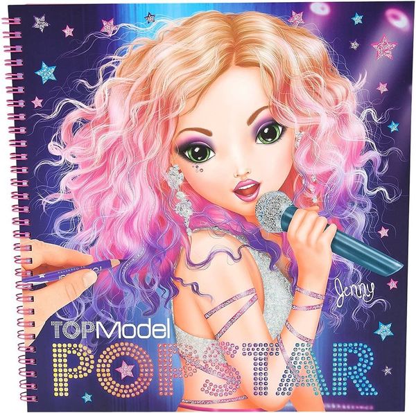  TM48493 BST thiết kế tô màu chủ đề Popstar 