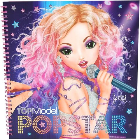  TM48493 BST thiết kế tô màu chủ đề Popstar 