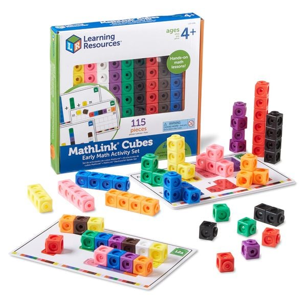  23win08 com trí tuệ Mathlink Cubes Elementary Math Activity Set 