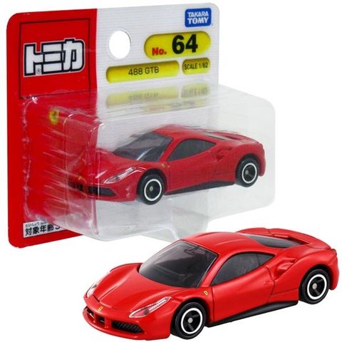  Tomica 64 - 488 GTB Scale 1/62 
