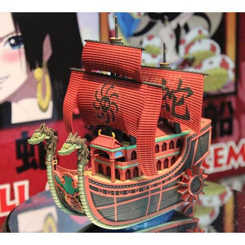  Mô hình Thuyền One Piece Great Ship (Grandship) Nine Snake Pirate Ship 