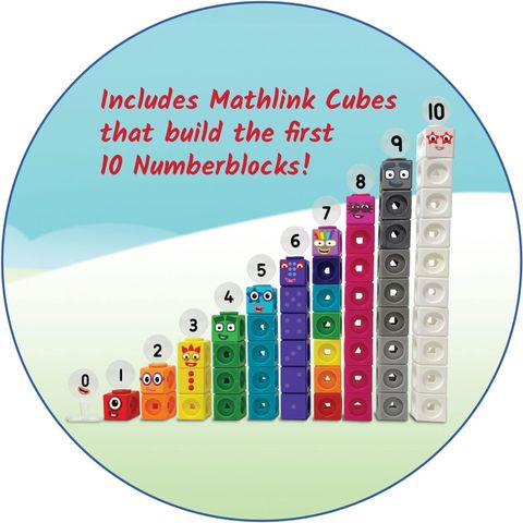  93417 Numberblocks 0-10 Activity Set with MathLink Cubes 