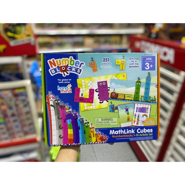 23win08 com học toán Numberblocks 0-10 Activity Set with MathLink Cubes