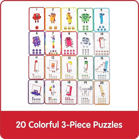  Bộ ghép và đếm số 95401 Numberblocks Counting Puzzle Set 