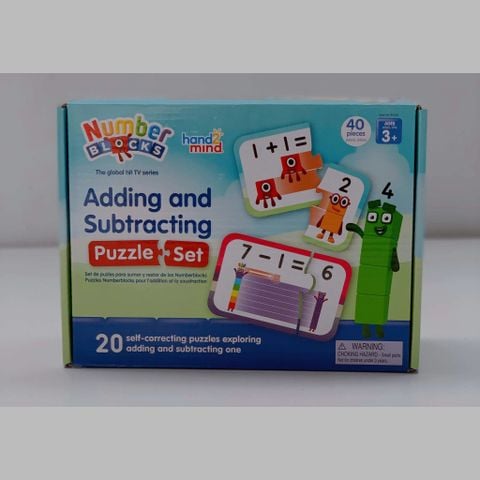  23win08 com học toán Numberblocks Adding and Subtracting Puzzle Set 