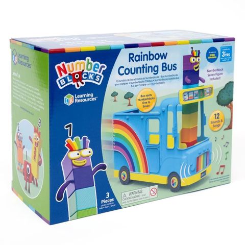  Bộ học toán cho trẻ 3 tuổi trở lên 96092 Numberblocks Rainbow Bus 