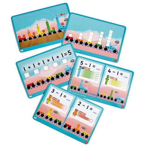  96094 Bộ tàu tốc hành Numberblocks MathLink Cubes Numberblocks Express Train Activity Set 