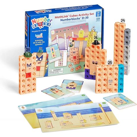  96321 Bộ học toán Mathlink Cubes Numberblocks 21 - 30 Activity Set 