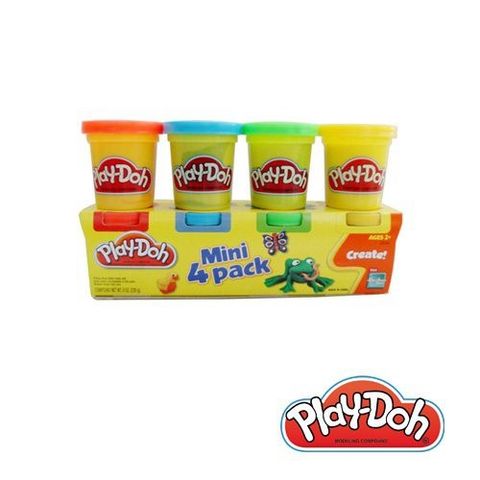  23241- 23win08 com đất nặn 4 màu mini Play-Doh 