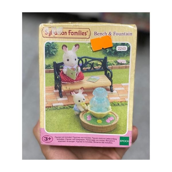 Bộ ghế và Bồn nước Công viên Bench and Fountain